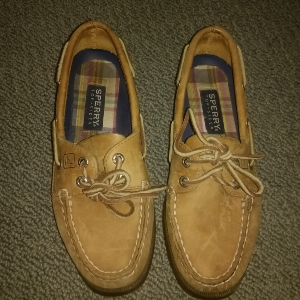 Sperry Women's Leather Top Siders, 6.5M